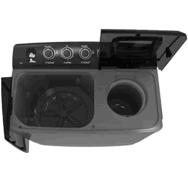 General Supreme 14 Kg Twin-Tub Semi Automatic Washing Machine Dark Grey Black Electronics Stores