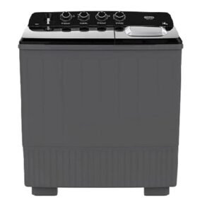 General Supreme 14 Kg Twin-Tub Semi Automatic Washing Machine Dark Grey Black Electronics Stores
