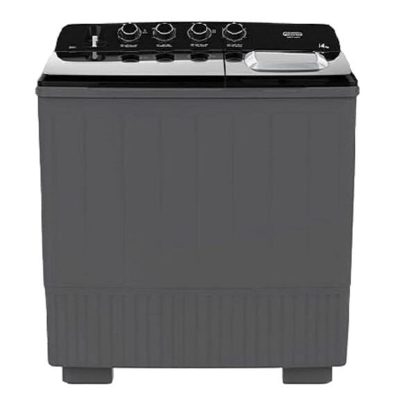 General Supreme 14 Kg Twin-Tub Semi Automatic Washing Machine Dark Grey Black Electronics Stores